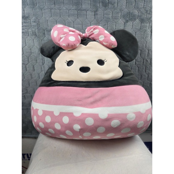 Disney Other - Disney Minnie Mouse Squishmallow Soft Plush Gift Kellytoy Rare 14"